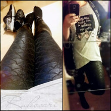 Mermaid Leggings (Midnight Black)
