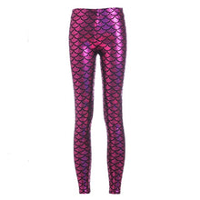Mermaid leggings (Dark Pink)