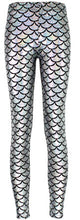 Mermaid Leggings (Tech Silver)  If you feel like you're actually, seriously supposed to be a mermaid... you might want to talk to someone about that. In the meantime, put these super comfortable mermaid leggings and start living the dream as a new mermaid.