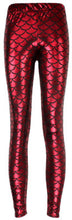 Mermaid Leggings (Fire Red)  If you feel like you're actually, seriously supposed to be a mermaid... you might want to talk to someone about that. In the meantime, put these super comfortable mermaid leggings and start living the dream as a new mermaid.  Note: Scales may not always line up, as each pair is sewn individually just for you (: